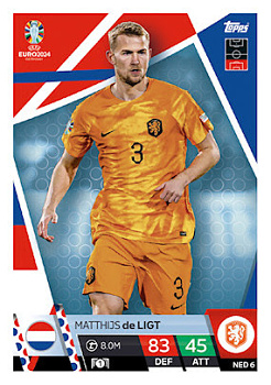 Matthijs de Ligt Netherlands Topps Match Attax EURO 2024 #NED6